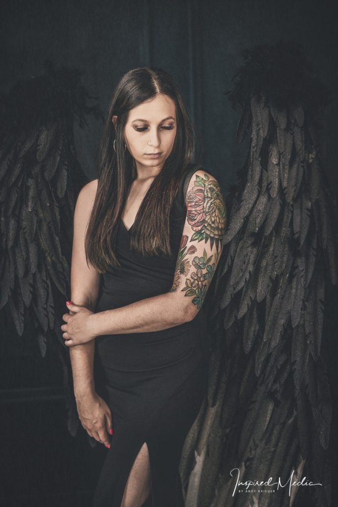 Model in Studio 301 shot by Inspired Media